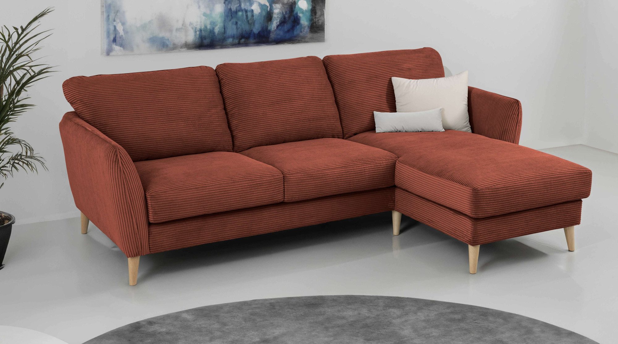 Home affaire Ecksofa MARSEILLE (242/152cm),L-Form, Rec. günstig online kaufen