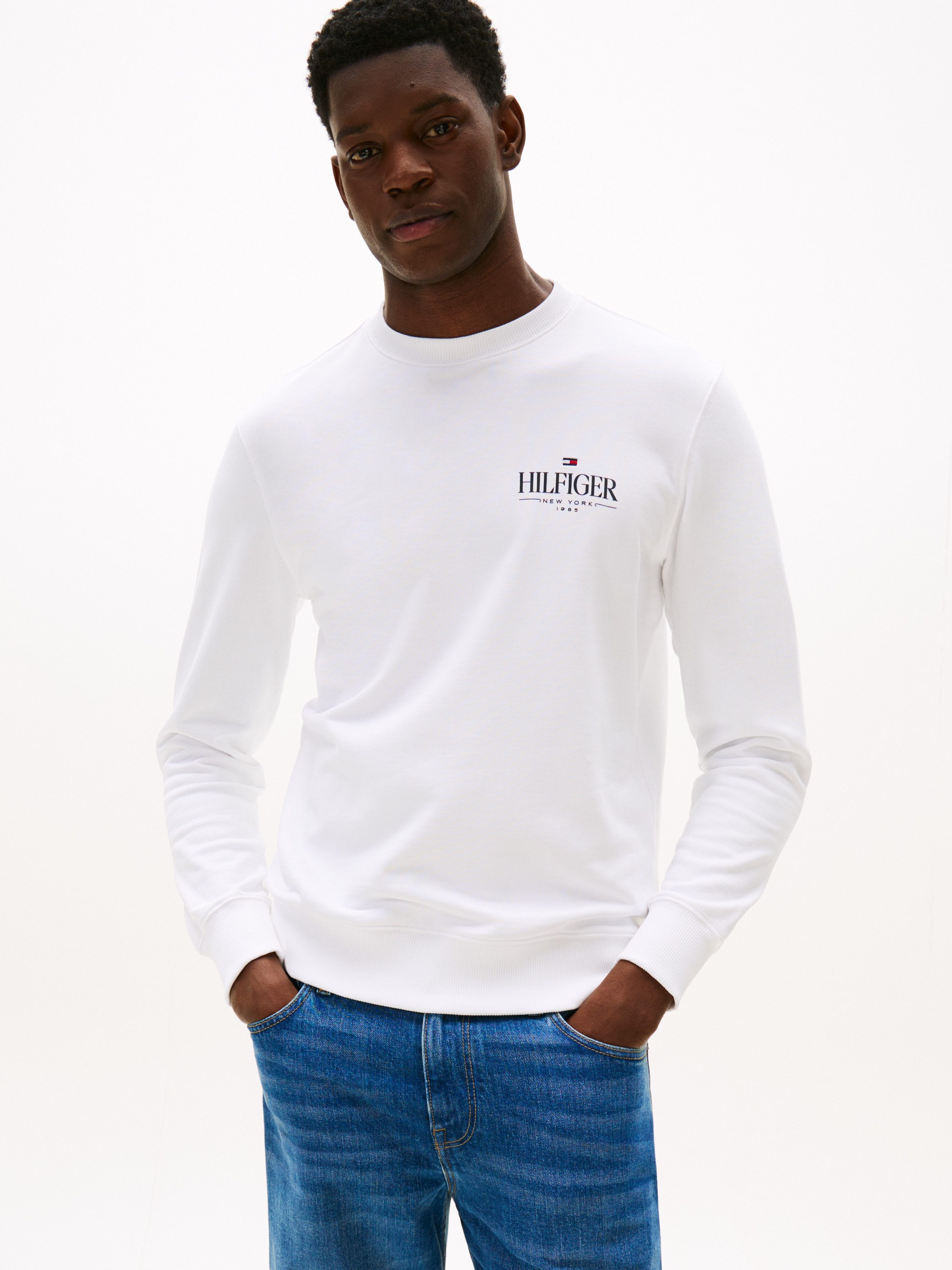Tommy Hilfiger Sweatshirt HILFIGER STACKED SWEATSHIRTS günstig online kaufen