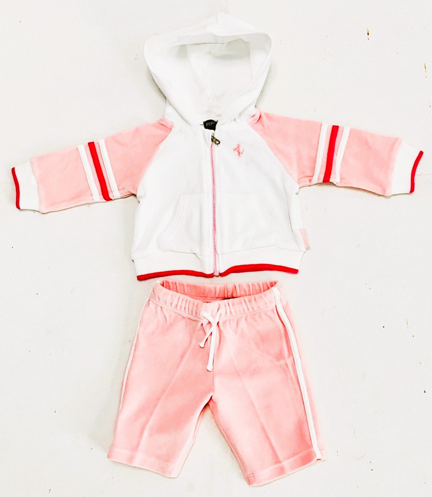 Ferrari Freizeitanzug Ferrari Kinder Jogging Set, Ferrari Baby Girl Hood Full Zip + Pant