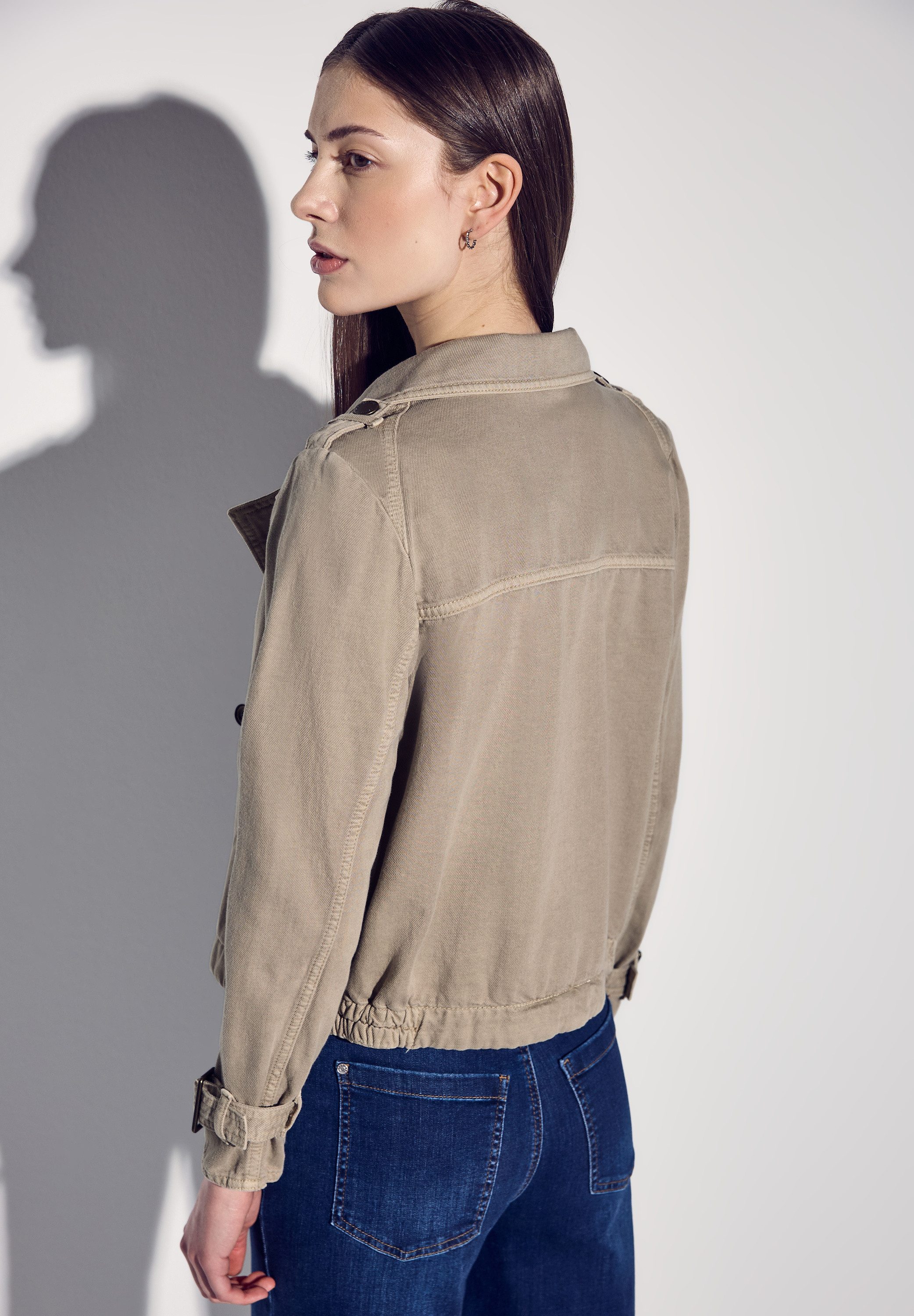 STREET ONE Kurzjacke in Trench-Look, Jeansjacken-Style günstig online kaufen