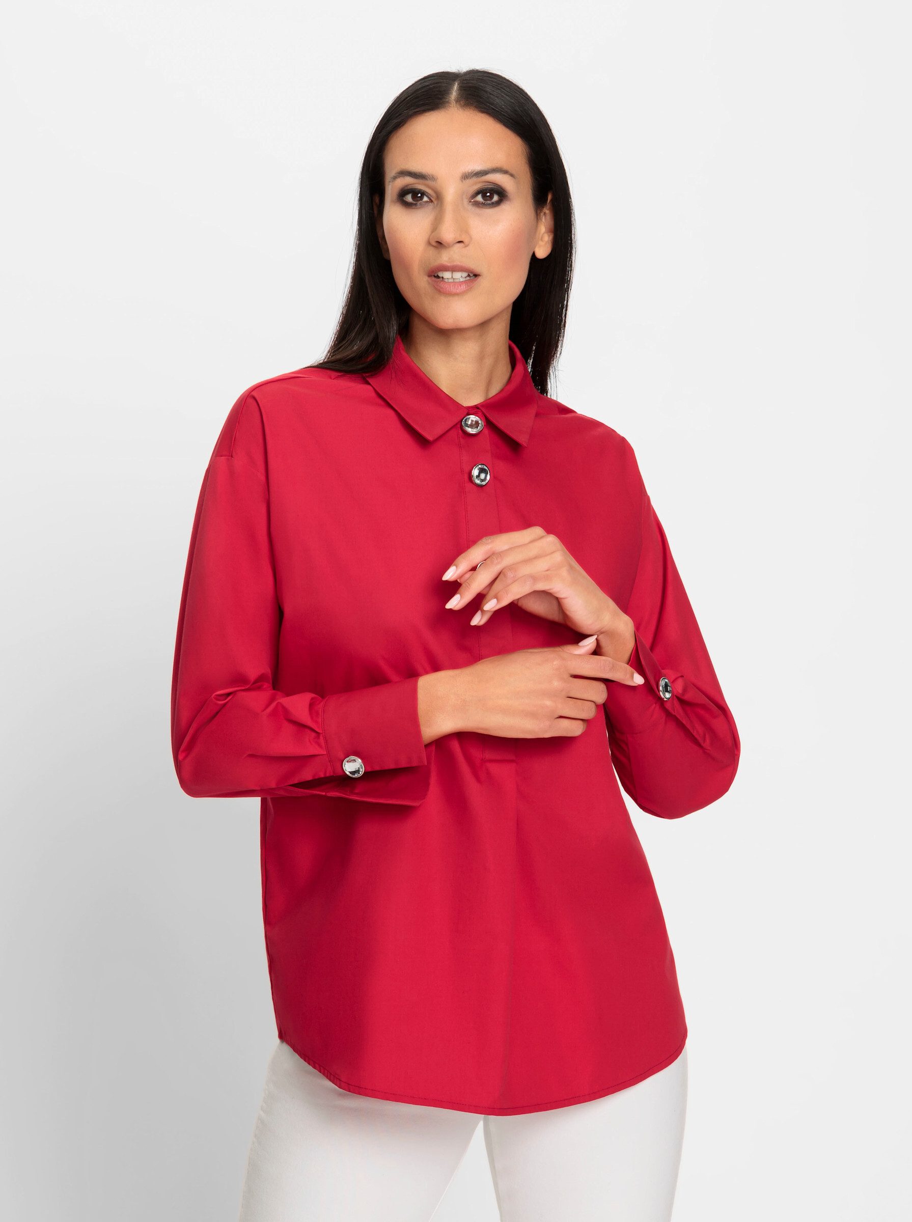 Klassische Bluse Bluse
