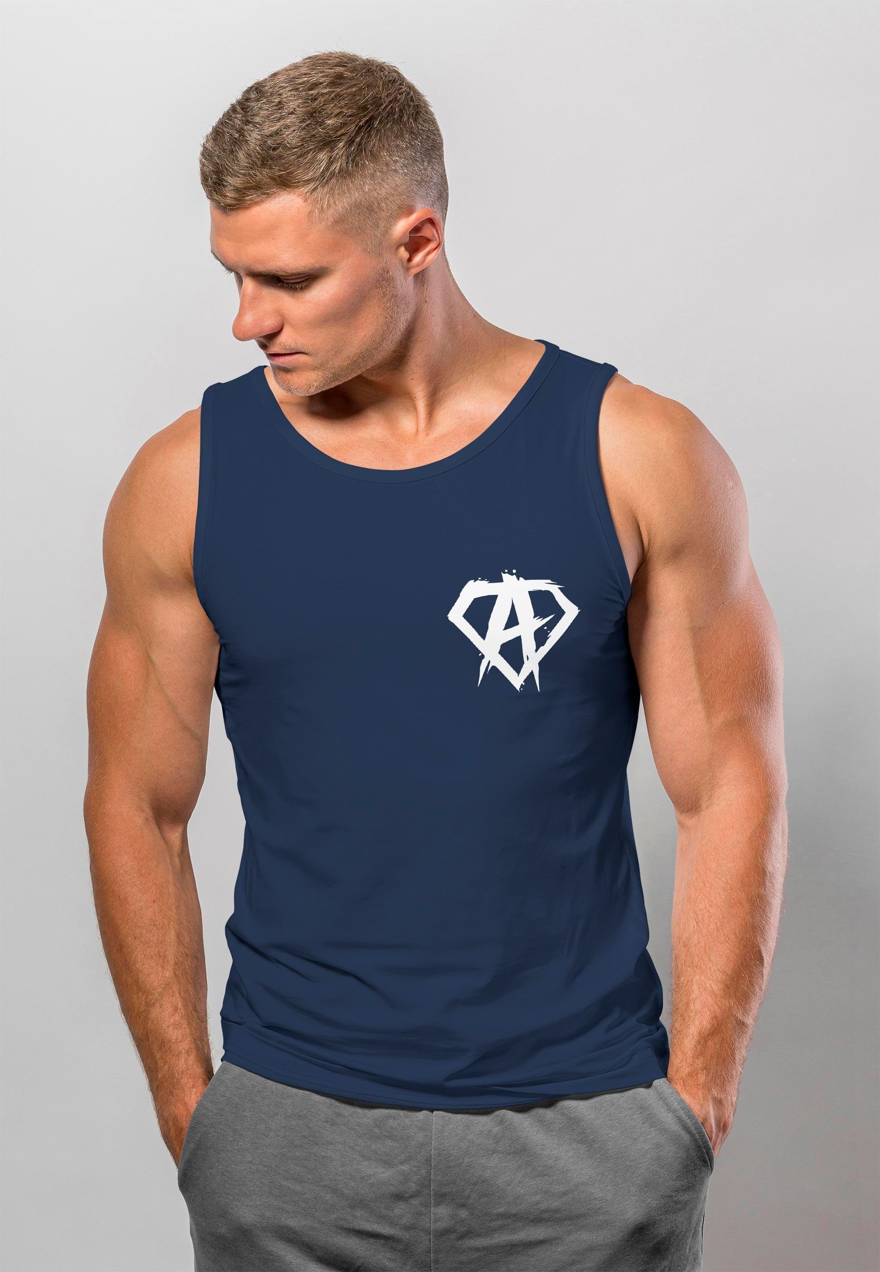 Neverless Tanktop Herren Tank-Top Print Aufdruck günstig online kaufen