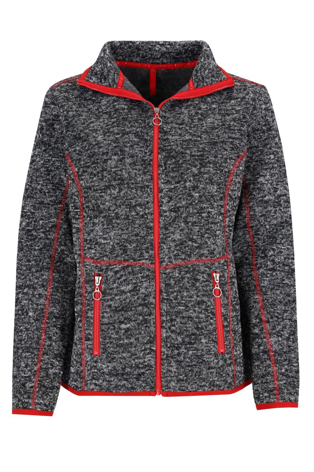 Strickjacke Strickfleece Jacke