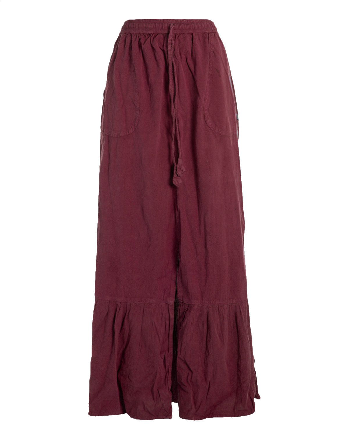 Vishes Maxirock Damen langer Rock Baumwolle günstig online kaufen