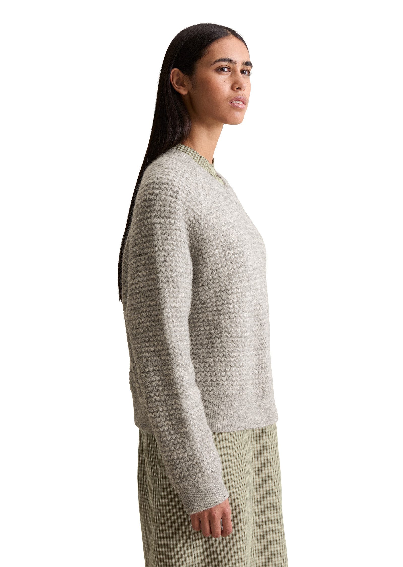 Marc O'Polo DENIM Strickpullover aus weichem Schurwolle-Alpakawolle-Mix günstig online kaufen