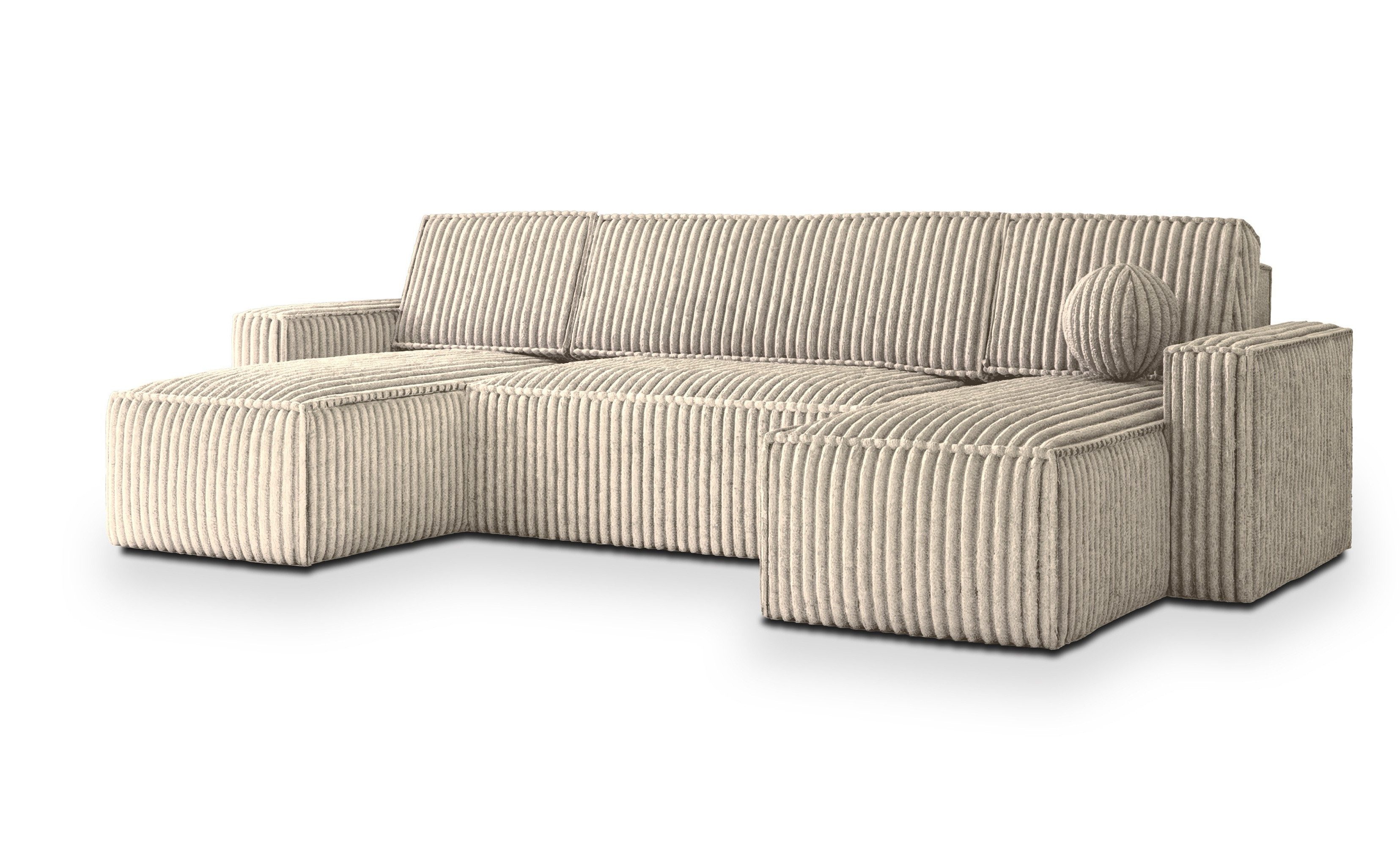 Masseno Ecksofa PESANO mit Schlaffunktion U-Form, günstig online kaufen