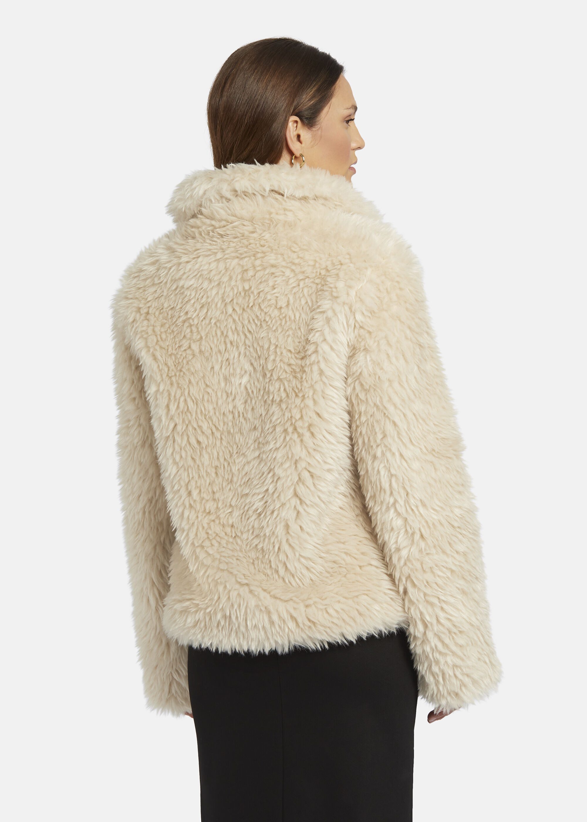 Nicowa Winterjacke FANIWO (1-St) aus weichem Eco-Fur im Oversized-Schnitt