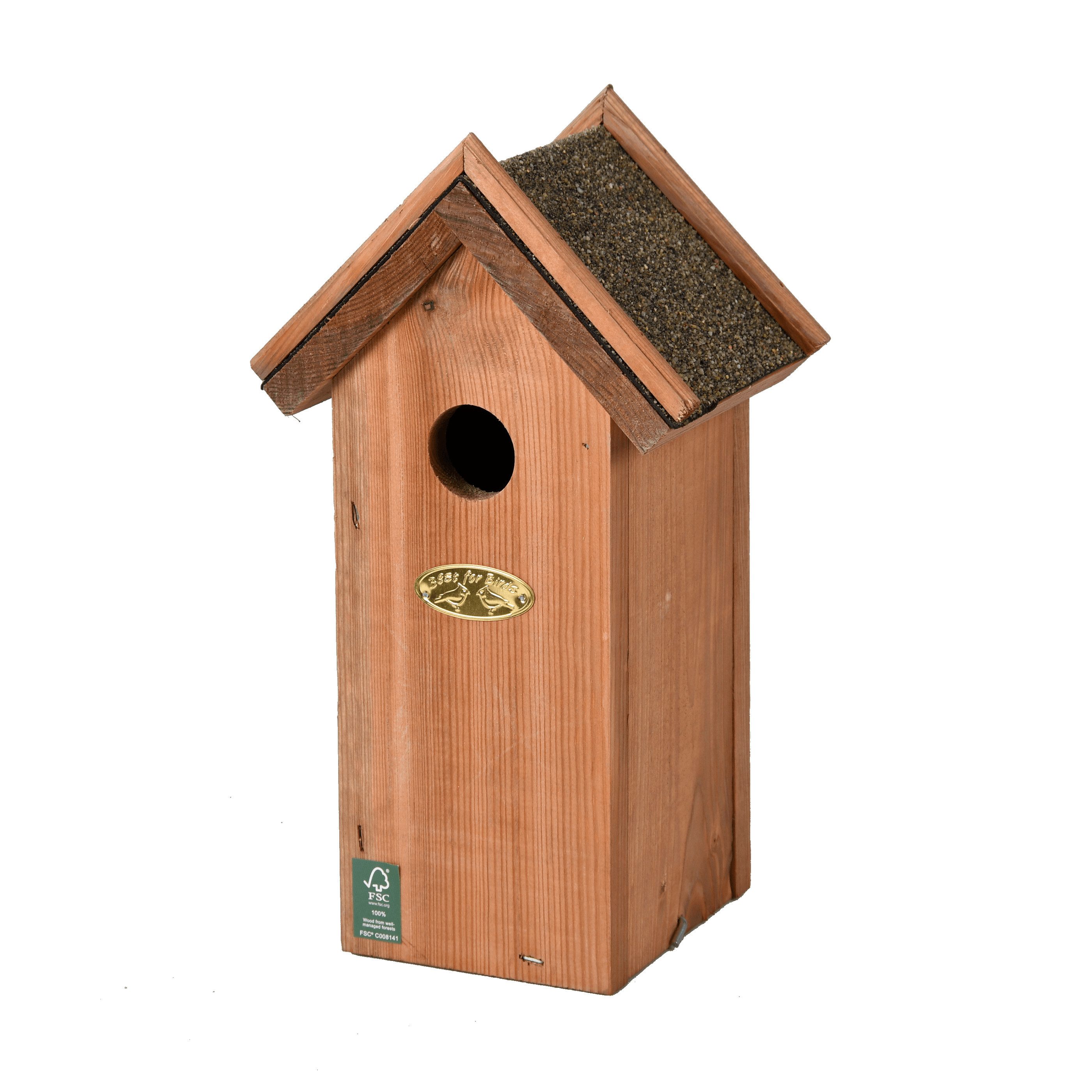 esschert design Nistkasten Nistkasten für Blaumeise Brutkasten Vogelhaus Holz Bitumen