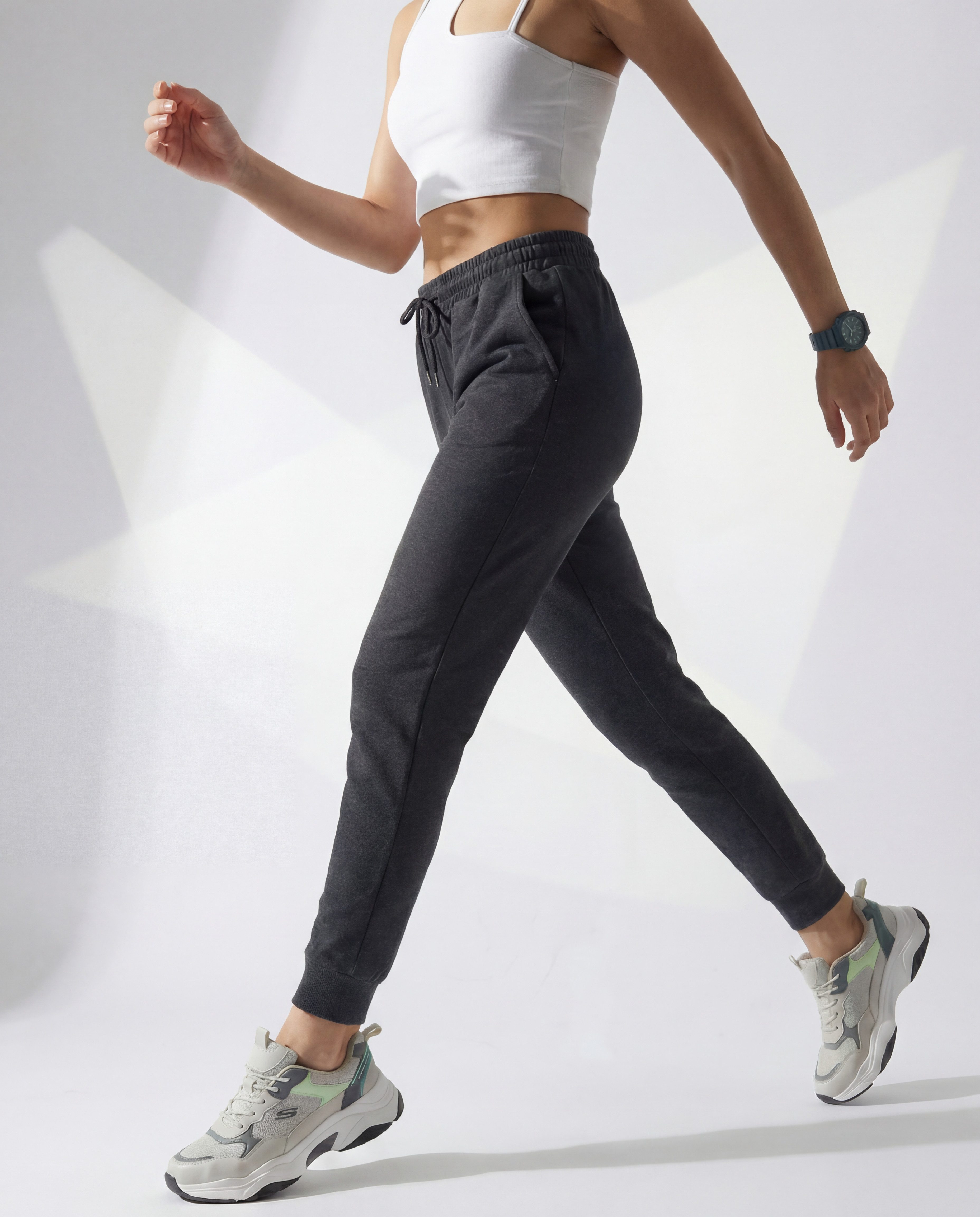 R-CAMP Sweathose Jogginghose Damen Slim Fit Freizeithose Frauen (1-tlg) Bau günstig online kaufen