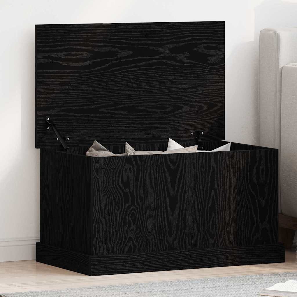 vidaXL Aufbewahrungsbox Aufbewahrungsbox Schwarz Eichen-Optik 70 x 40 x 38 cm (1 St)