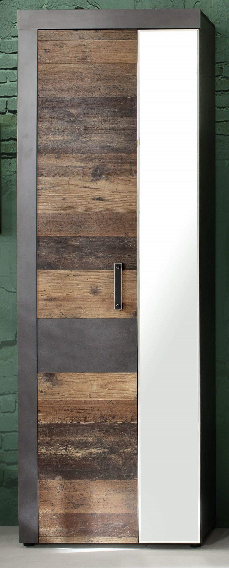 trendteam Шафи-Set Шафи-Set Indy 1, Old Used Wood / Matera grau, 3-teilig, Shabb, (3-St)