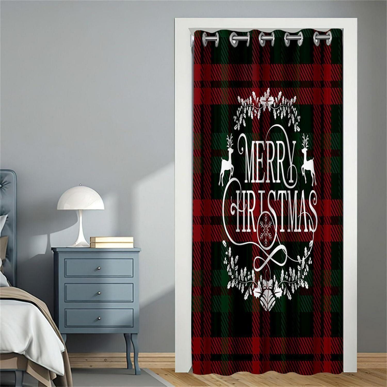 LuxusKollektion Türvorhang Vorhang Weihnachten Elch 150x180cm (1 St)