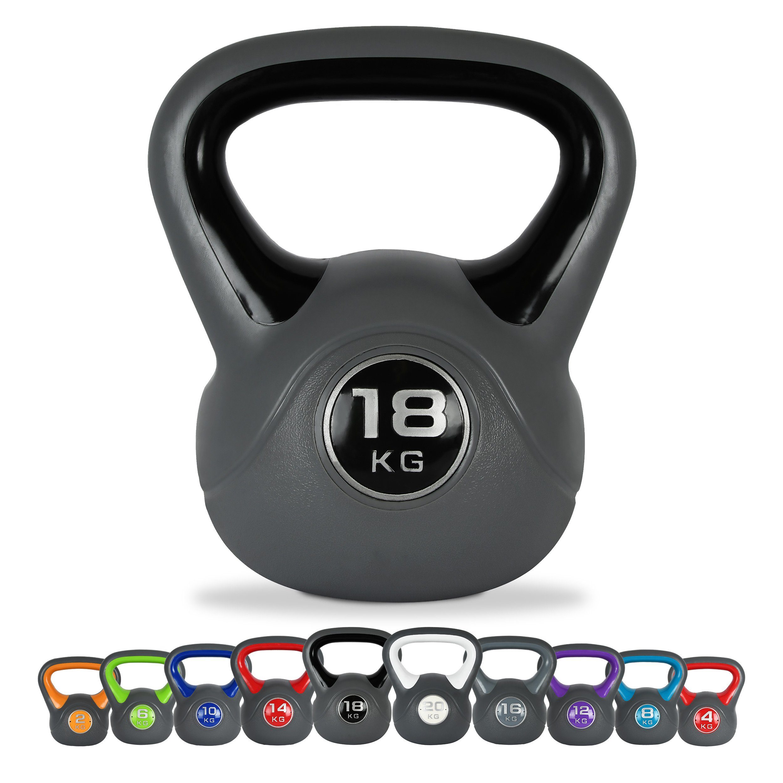 MSports® Kettlebell Kettlebell Kunststoff