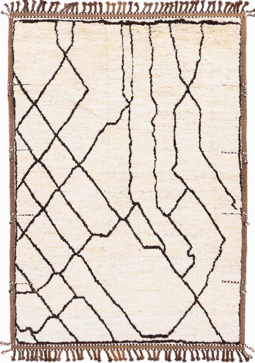 Orientteppich Berber Maroccan 208x301 rechteckig, Trading, 20 mm Orientteppich, Höhe: Atlas Handgeknüpfter Nain Moderner