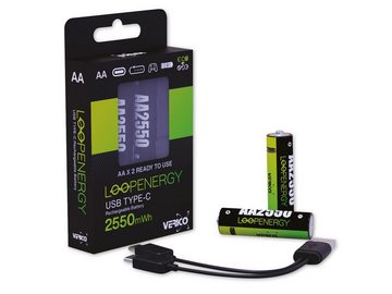 Verico VERICO LiIon-Akku Loop Energy AA, mit USB-C Akku