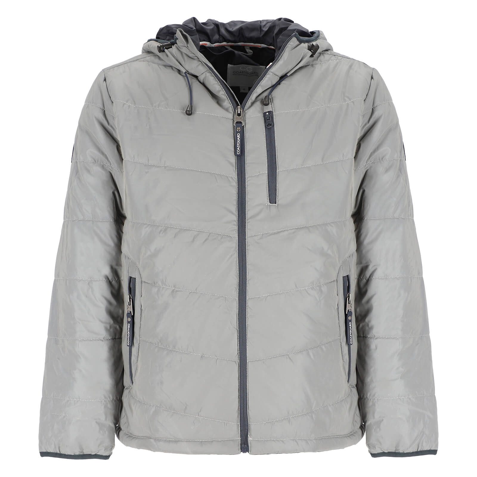 Coastguard Winterjacke Herren Jacke mit angeschnittener Kapuze - Reflektier günstig online kaufen