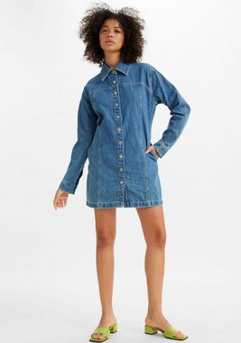 Levi's® Jeanskleid SHAY in leichter Used-Optik, mit durchgehender Knopfleiste