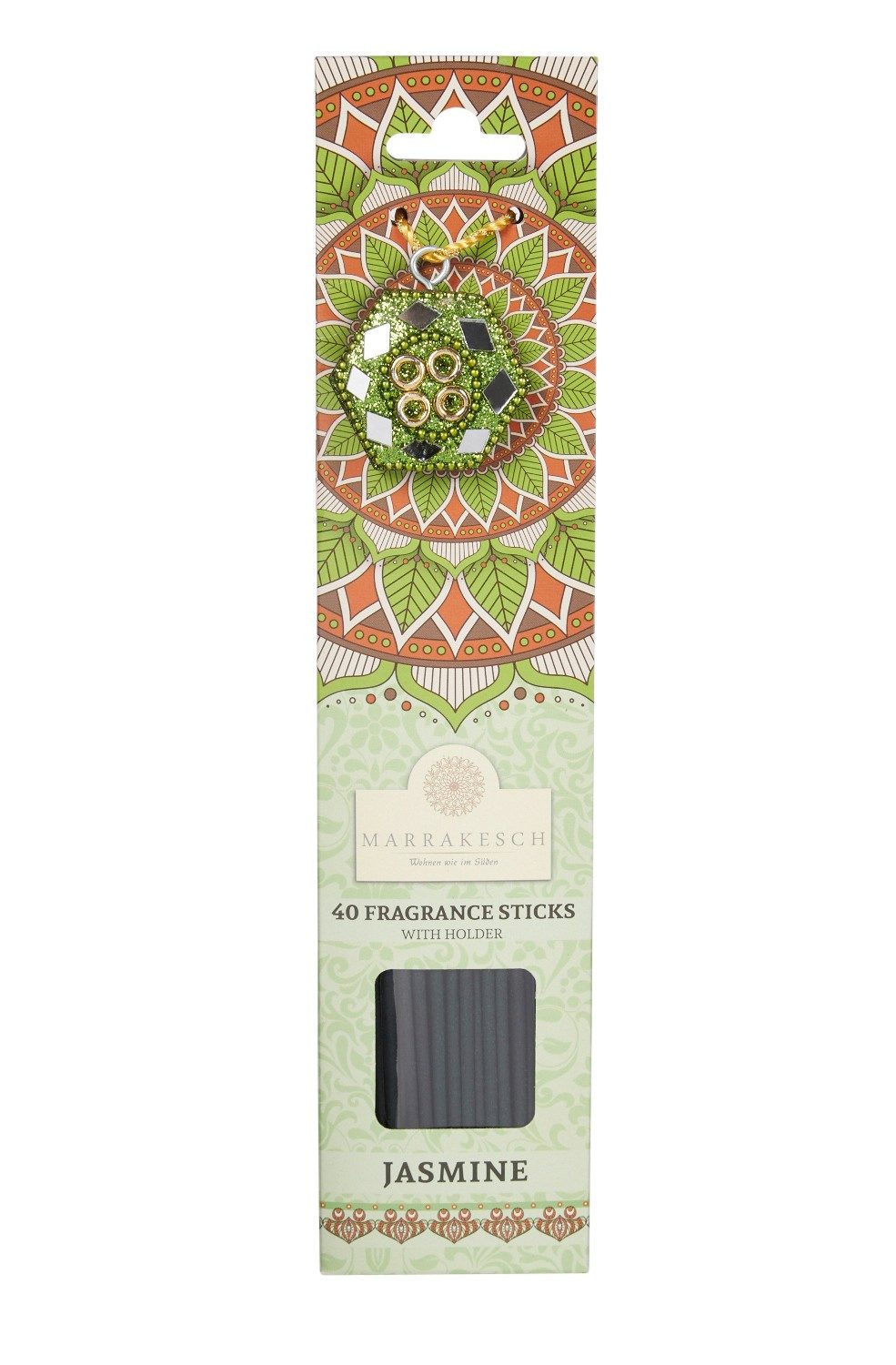 Marrakesch Orient & Mediterran Interior Räucherstäbchen 3er Set Indische Räucherstäbchen Jasmin modern aus Naturmaterial 26 cm (3-St), Handarbeit