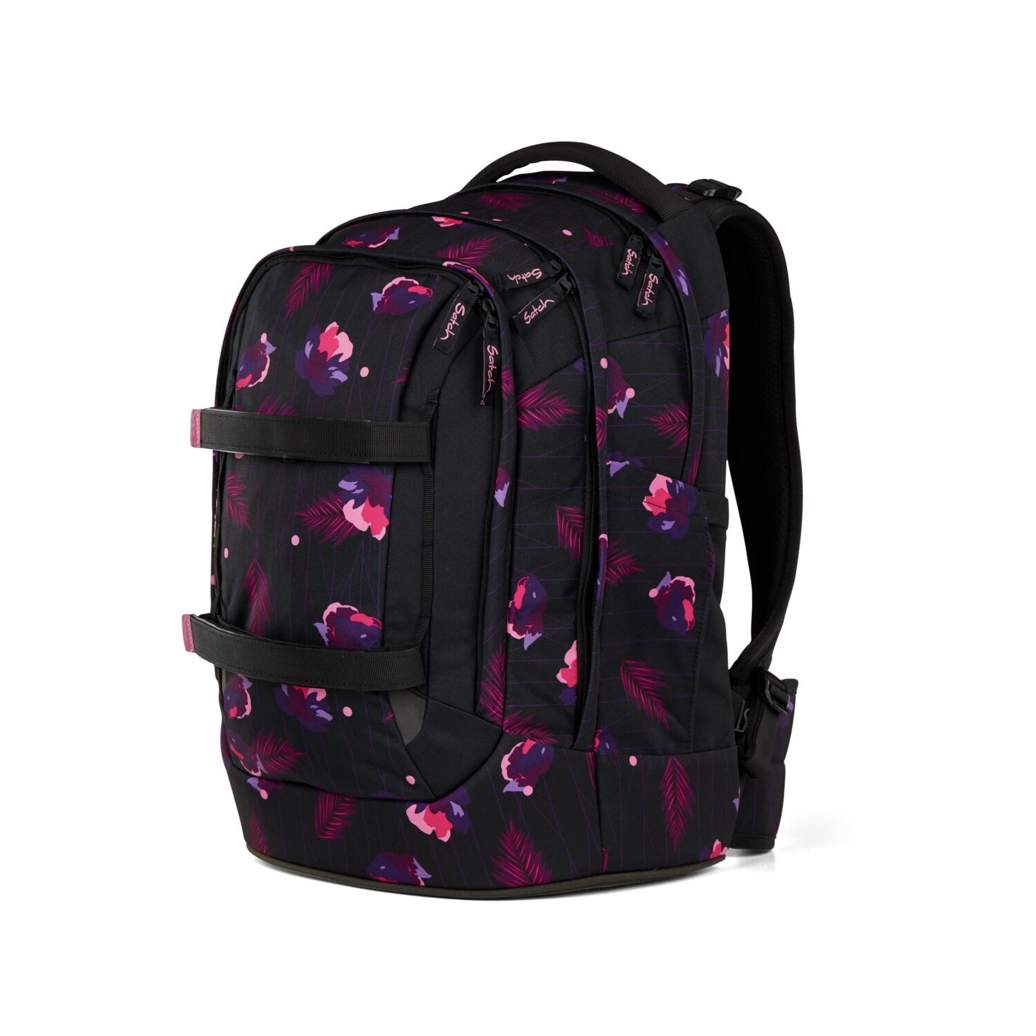 Satch Schulranzen Schulrucksack-Set PACK Mystic Nights 3-teilig (3-teilig), ergonomisch, Your-Size-System: auf Körpergröße anpassbar – Bild 2 von 5