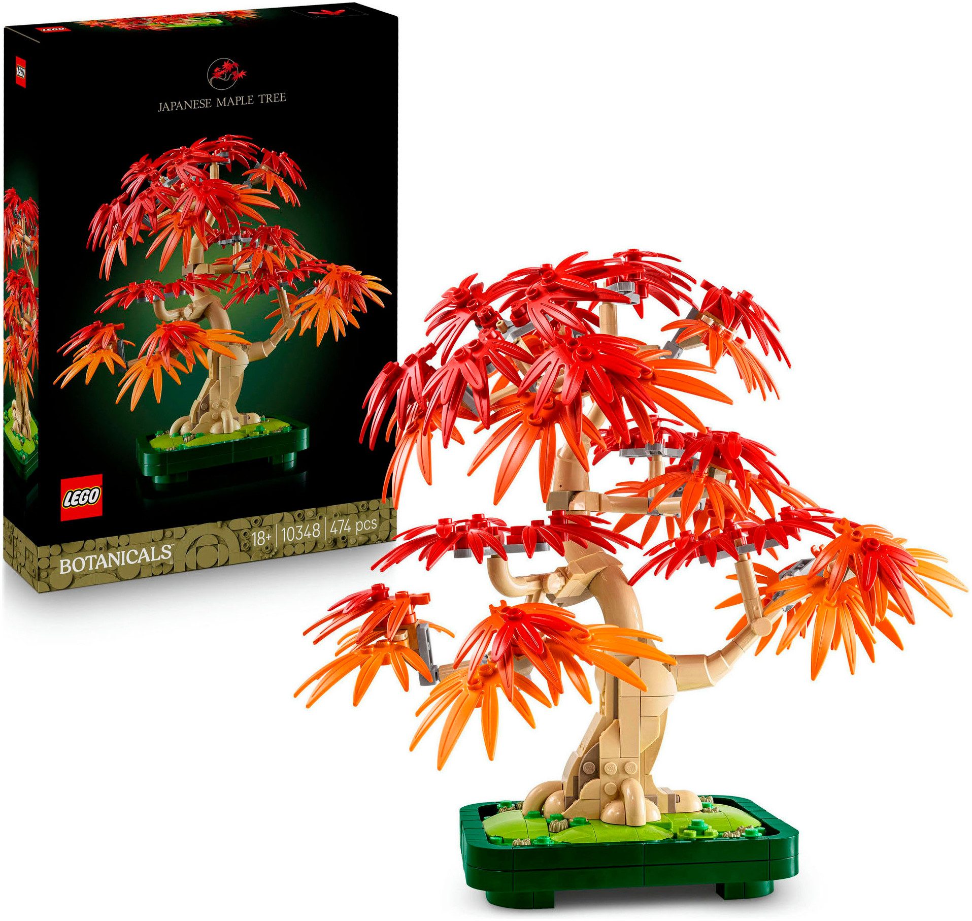 Japanischer Roter Ahorn – Bonsai-Baum (10348), LEGO Botanicals Konstruktionsspielsteine