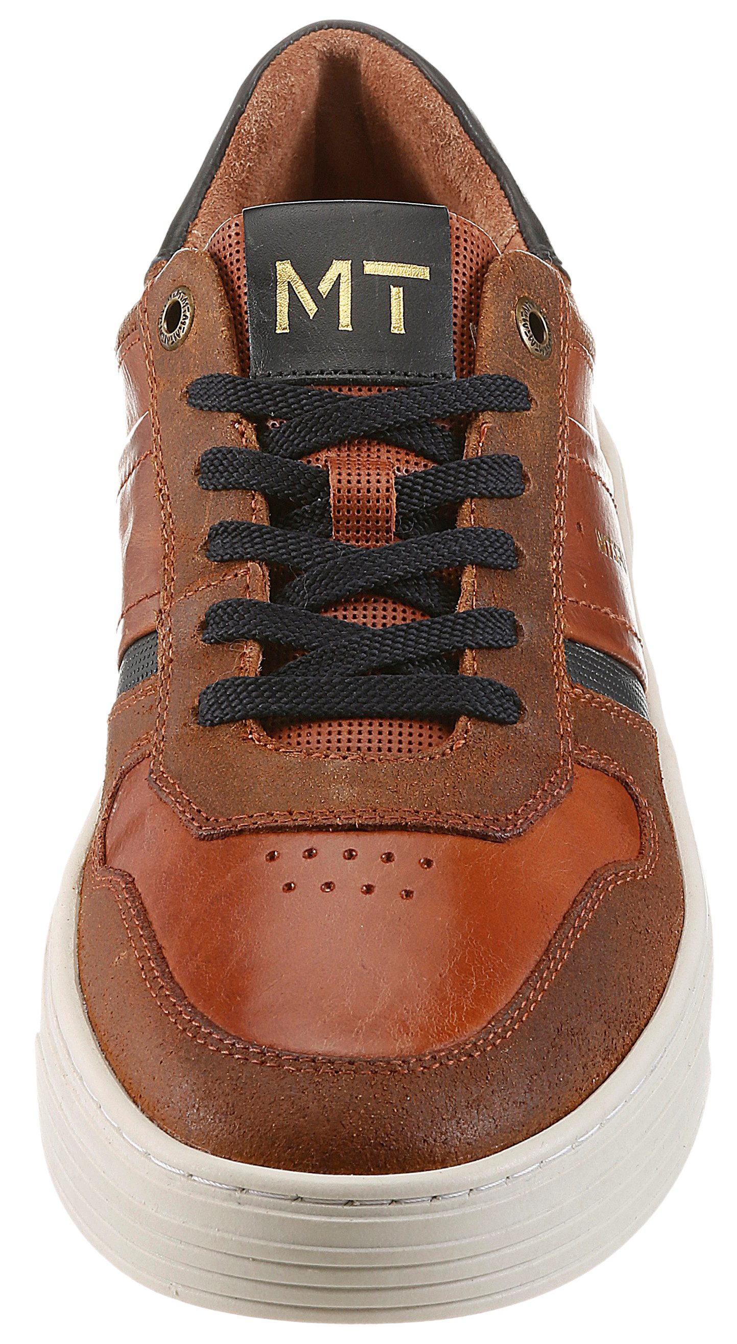 MARCO TOZZI Sneaker, Freizeitschuh, Halbschuh, Schnürschuh mit Kontrastbesatz