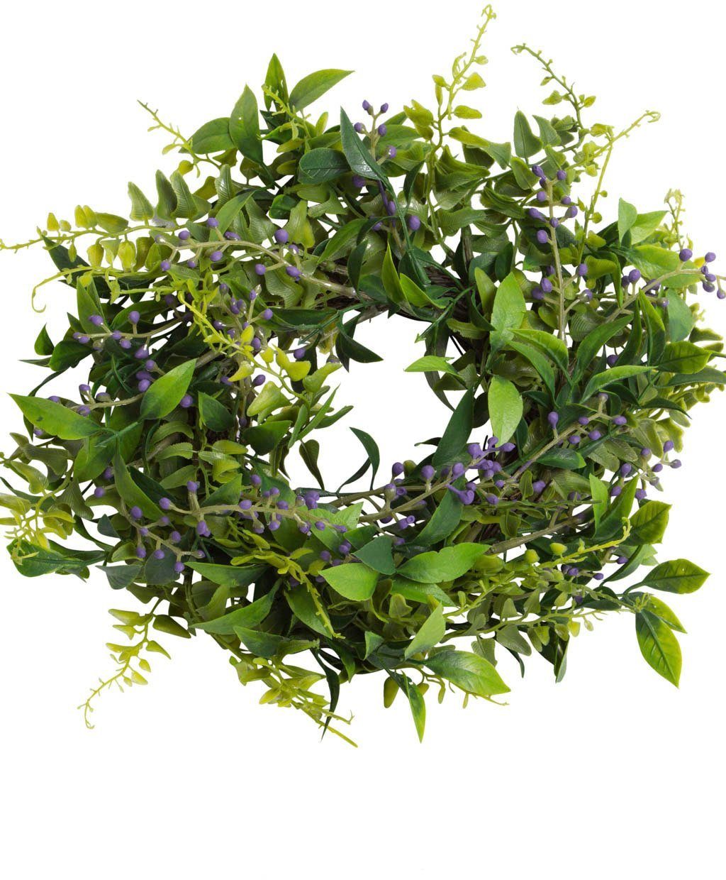 Kunstkranz »Grünblätter Kranz« Grünblätter, Botanic-Haus, Höhe 8 cm-Otto