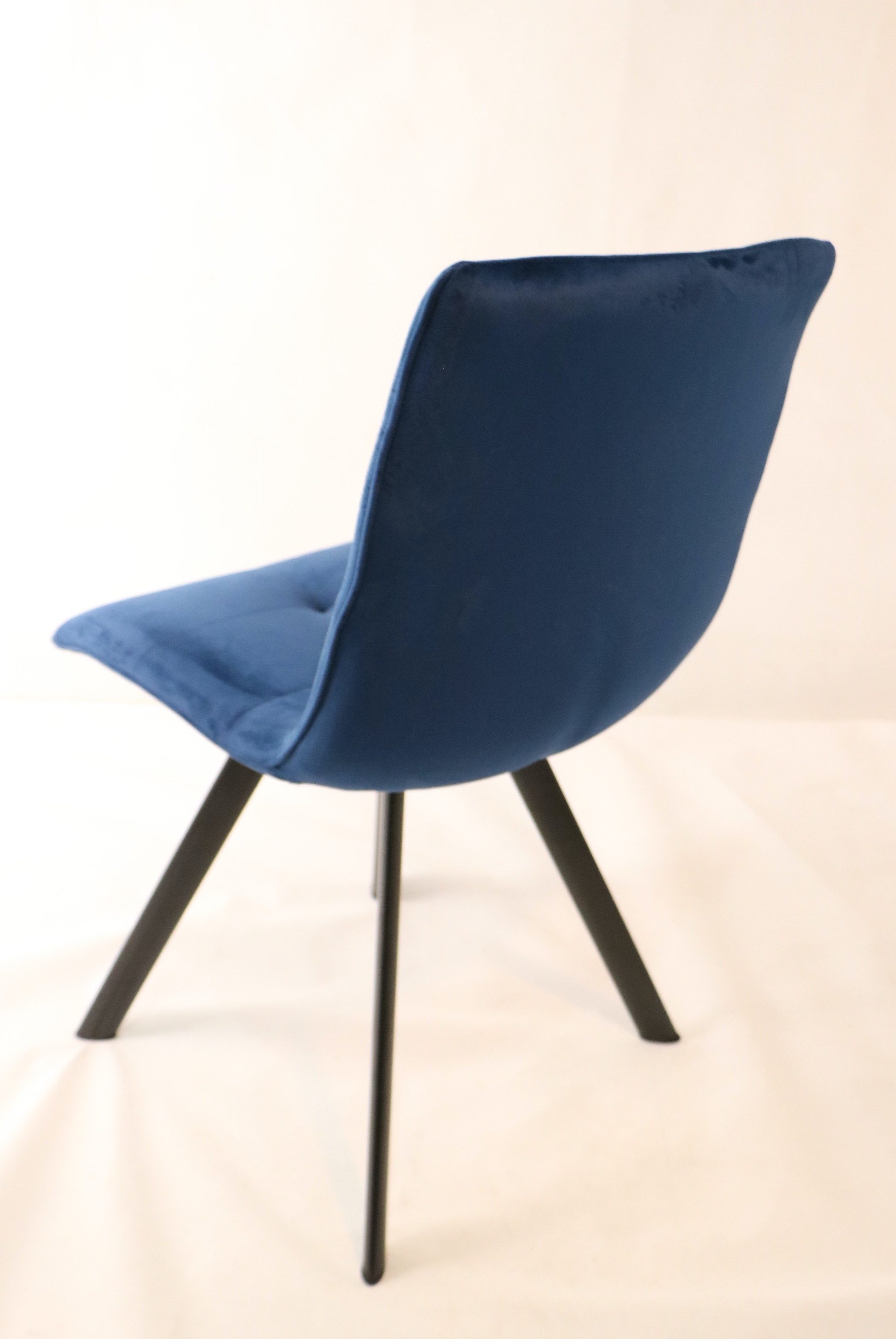 YOZI Esszimmerstuhl 2er Esszimmerstuhl Küchenstuhl Polsterstuhl Samt+Metallgestell (Packung), 2er Set