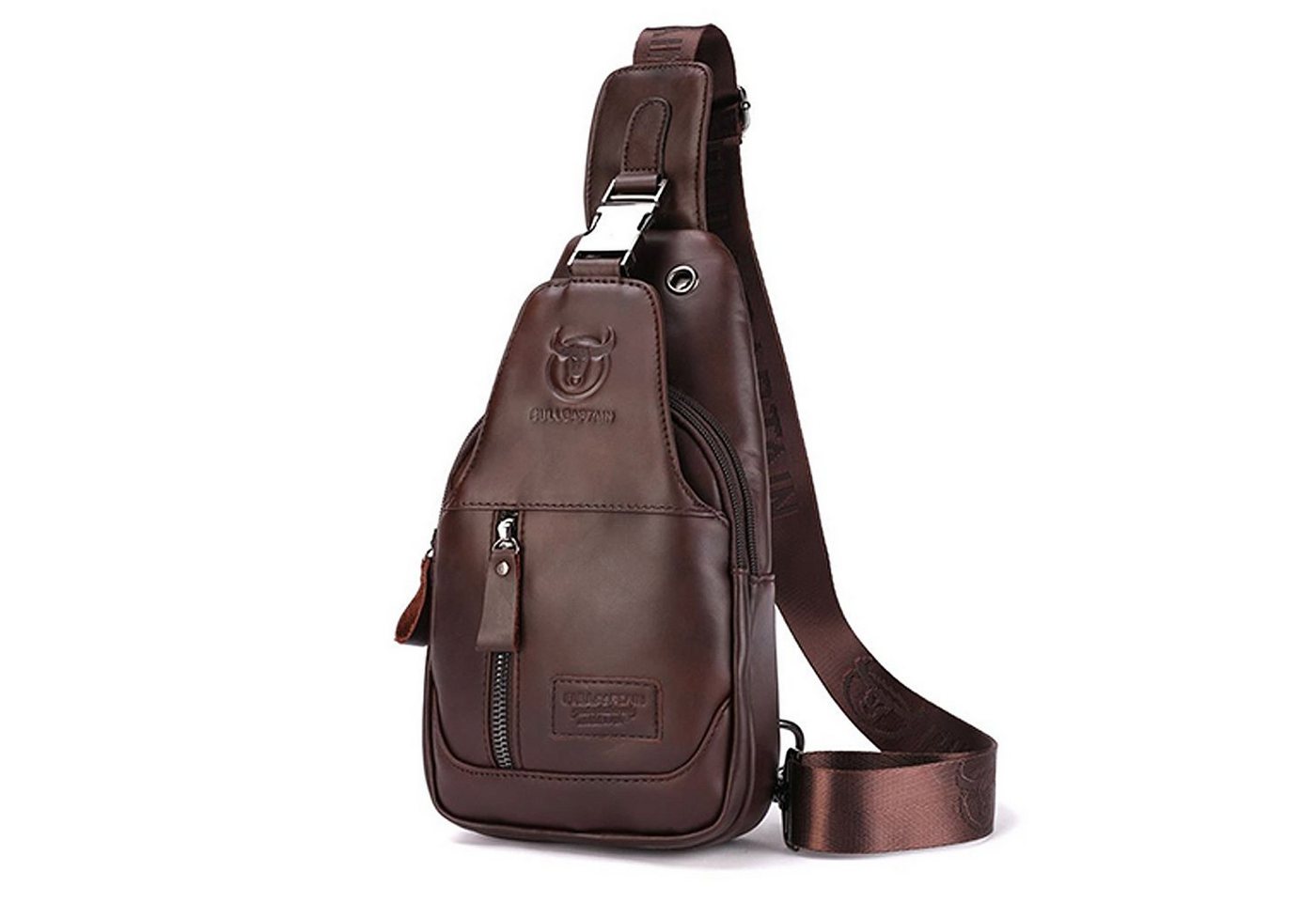 OKWISH Schultertasche Brusttasche Crossbody Rucksack Anti-Diebstahl Tasche (aus Kunstleder Herren und Damen 16 x 28 x 9 cm, Geldgürtel, Handytasche, Sporttasche), für Outdoor Camping Reisen Wandern Radfahren Multipurpose Tagepacks