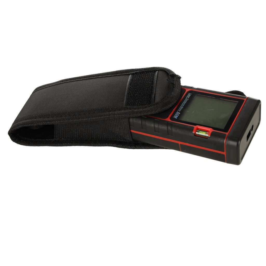 Ikonka Lasermessgerät Digitaler Laser-Entfernungsmesser 60 m wasserdicht IP54, (Profi-Distanzmessgerät mit Zubehör für Innen- & Außeneinsatz, Digitaler Laser-Entfernungsmesser 60 m mit Batterien & Etui), Wasserdicht IP54, 60 m Reichweite, Messgenauigkeit bis ±3 mm
