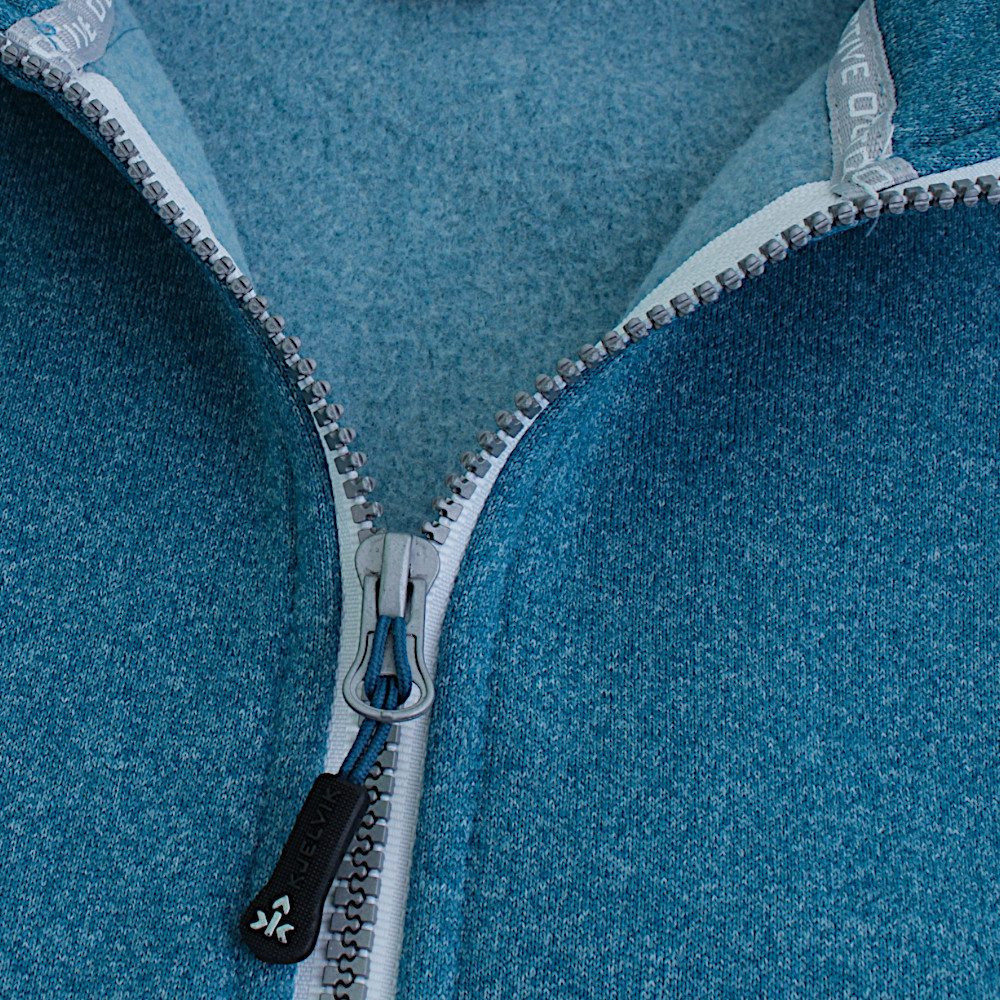 Kjelvik Strickfleecejacke Milou Fleecejacke Sweatjacke atmungsaktiv, warm und schnelltrocknend