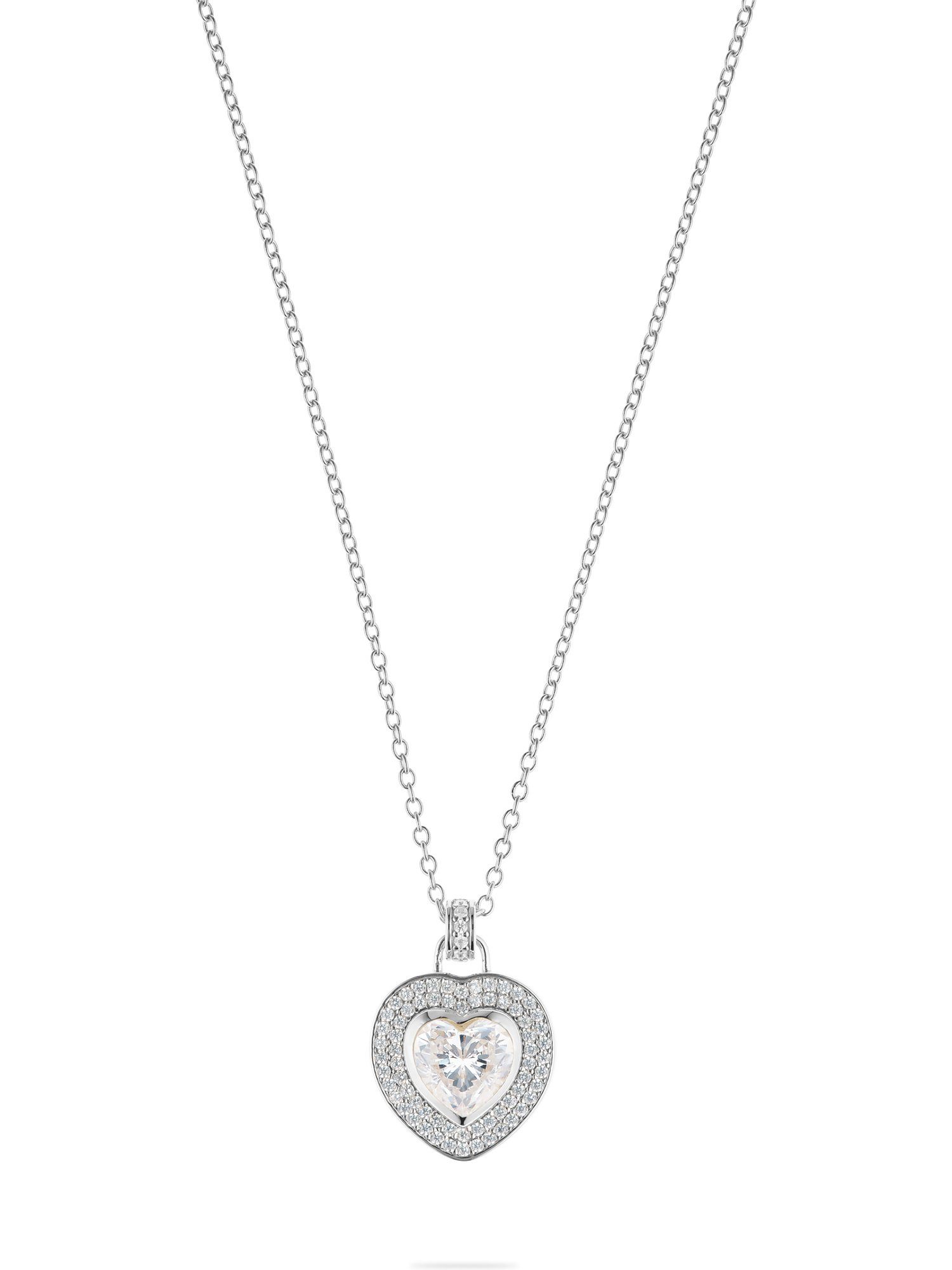 JETTE Silberkette JETTE Damen-Kette 925er Silber, recycelt Zirkonia, BELOVED