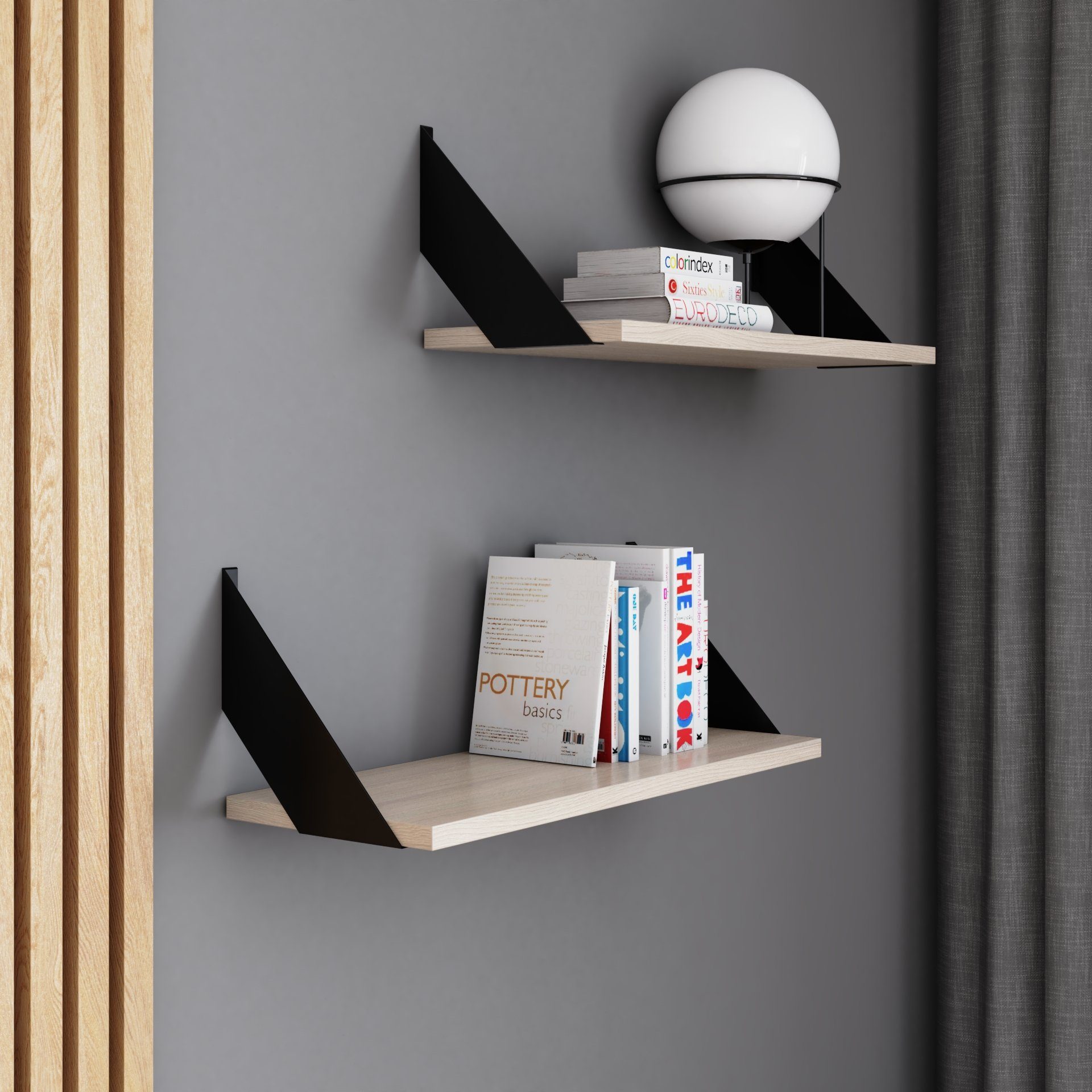 AKKE Wandregal, Hängeregal FLAT modern mit günstig online kaufen