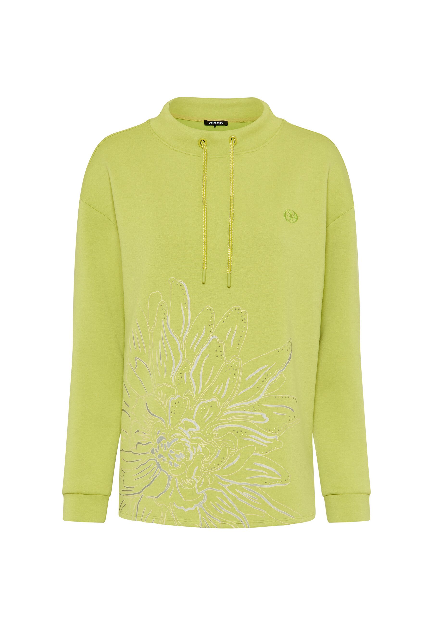 Olsen Sweatshirt Sweatshirt mit Placement Print
