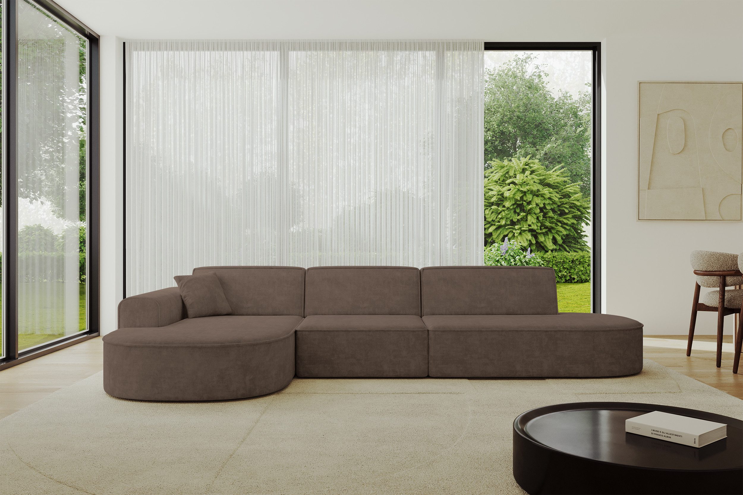 ALTDECOR Ecksofa MARI-L2, Sofa Praktische Bequeme Funktionsecke Couch L-Form Eckcouch, Corner Sofa L-Form Vielseitige Sofa Wohnlandschaft Wohnzimmer