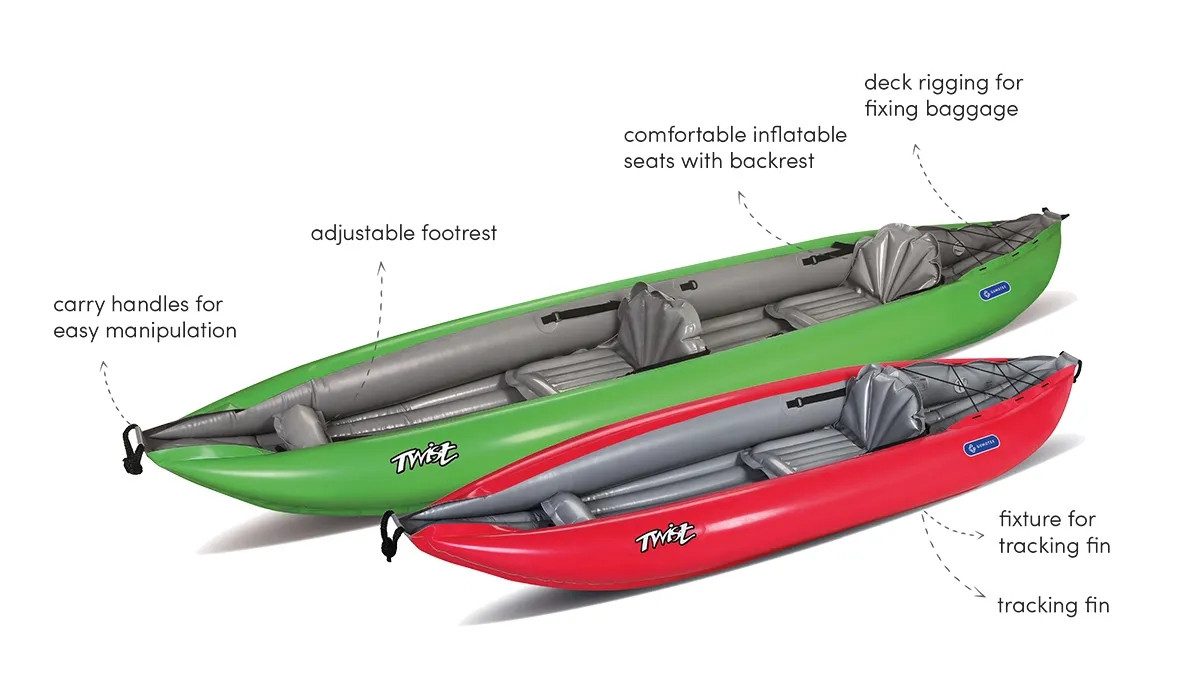 Gumotex Seekajak Twist 2/1 (2022), (1-St), aufblasbar