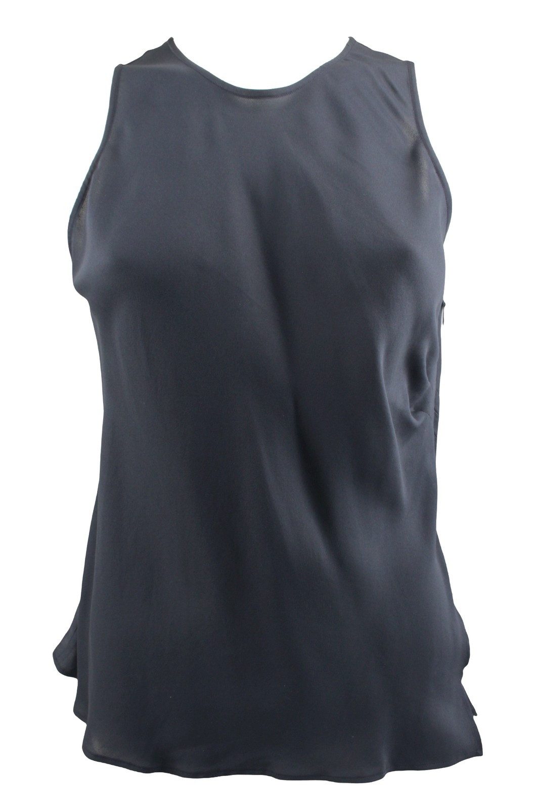 Giorgio Armani Shirttop Giorgio Armani 7591 Damen Vintage Bluse Seide Gr. 44 Blau Neu