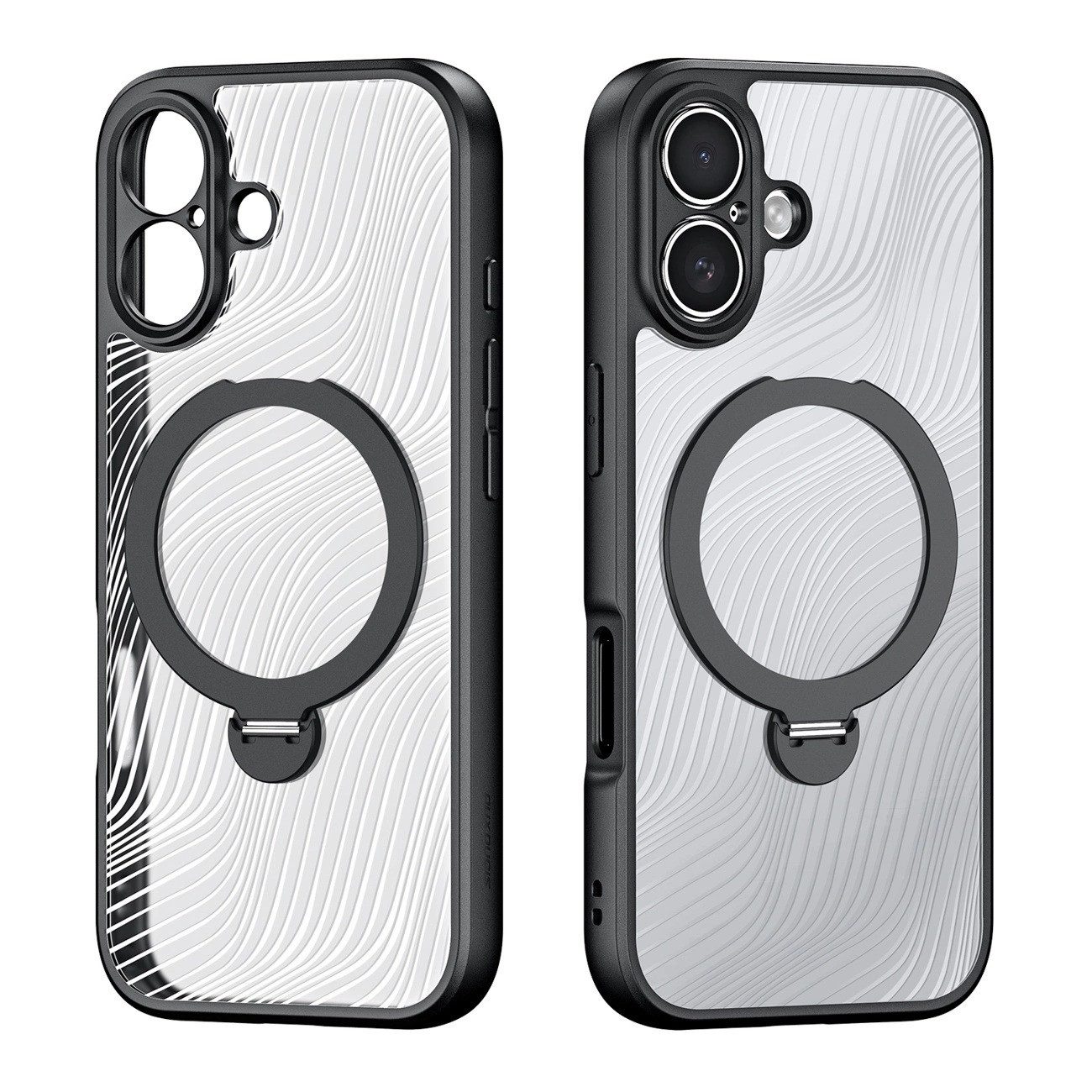 Dux Ducis Bumper mit Magnetring Handyhülle Schutzhülle kompatibel mit iPhone 17 reihe, Kompatibel mit MagSafe