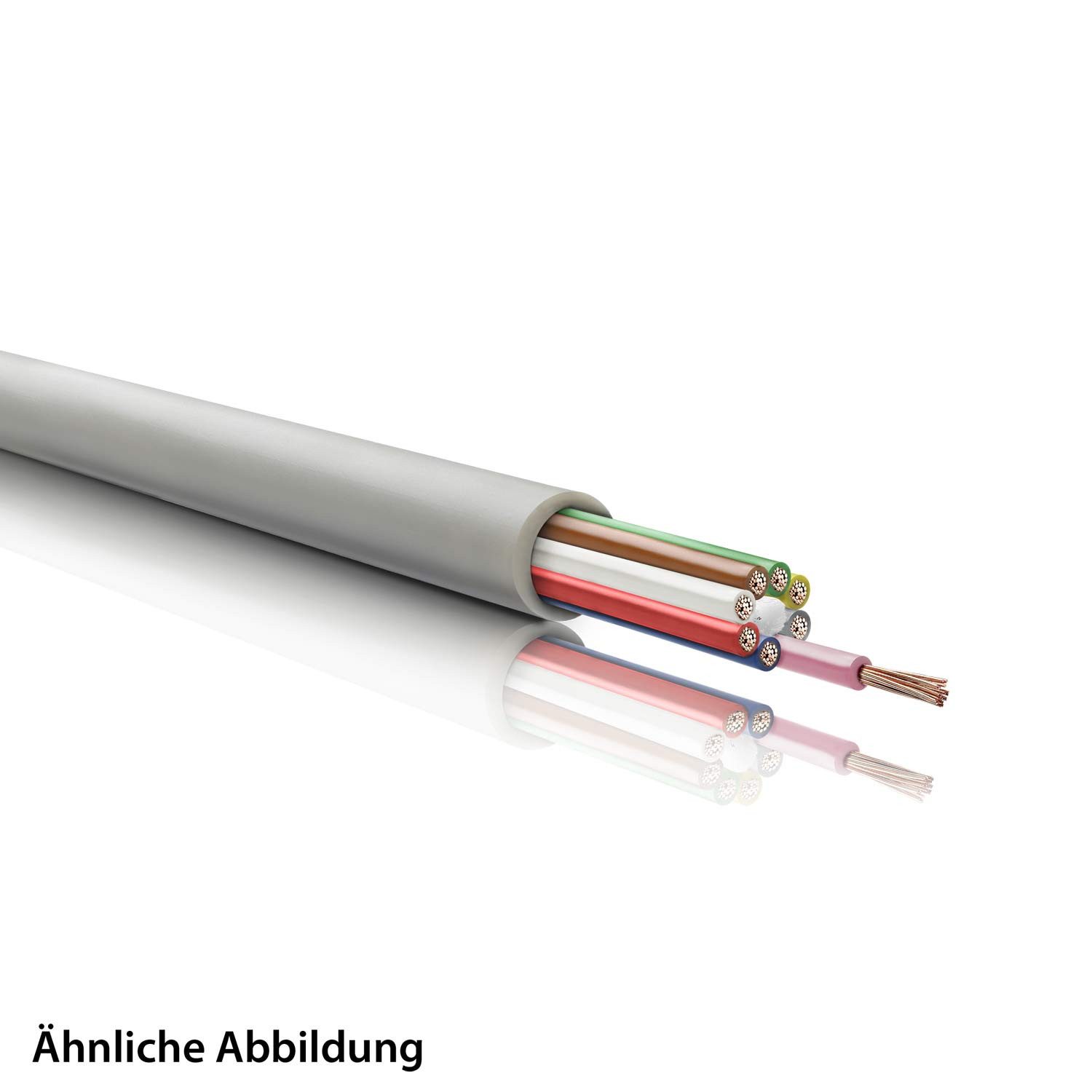 Lapp Kabel Titel:LIYY 4x1,5mm² Datenleitung AD 7,4mm Betriebsspitzenspannung 500 Elektro-Kabel, (1 cm)