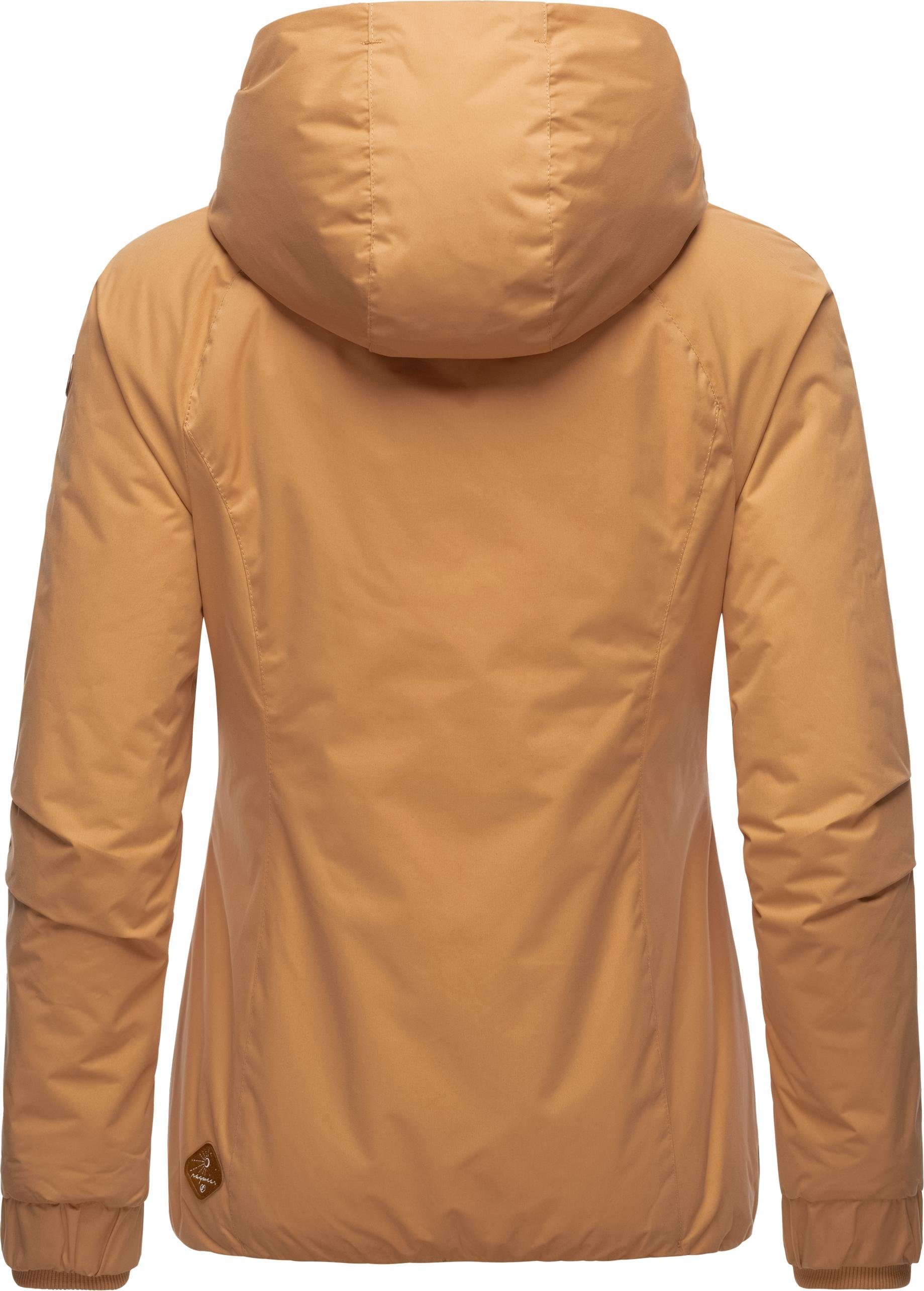 Ragwear Winterjacke Winter Kapuze mit Dizzie wasserdichte für Outdoorjacke Winter hellbeige den