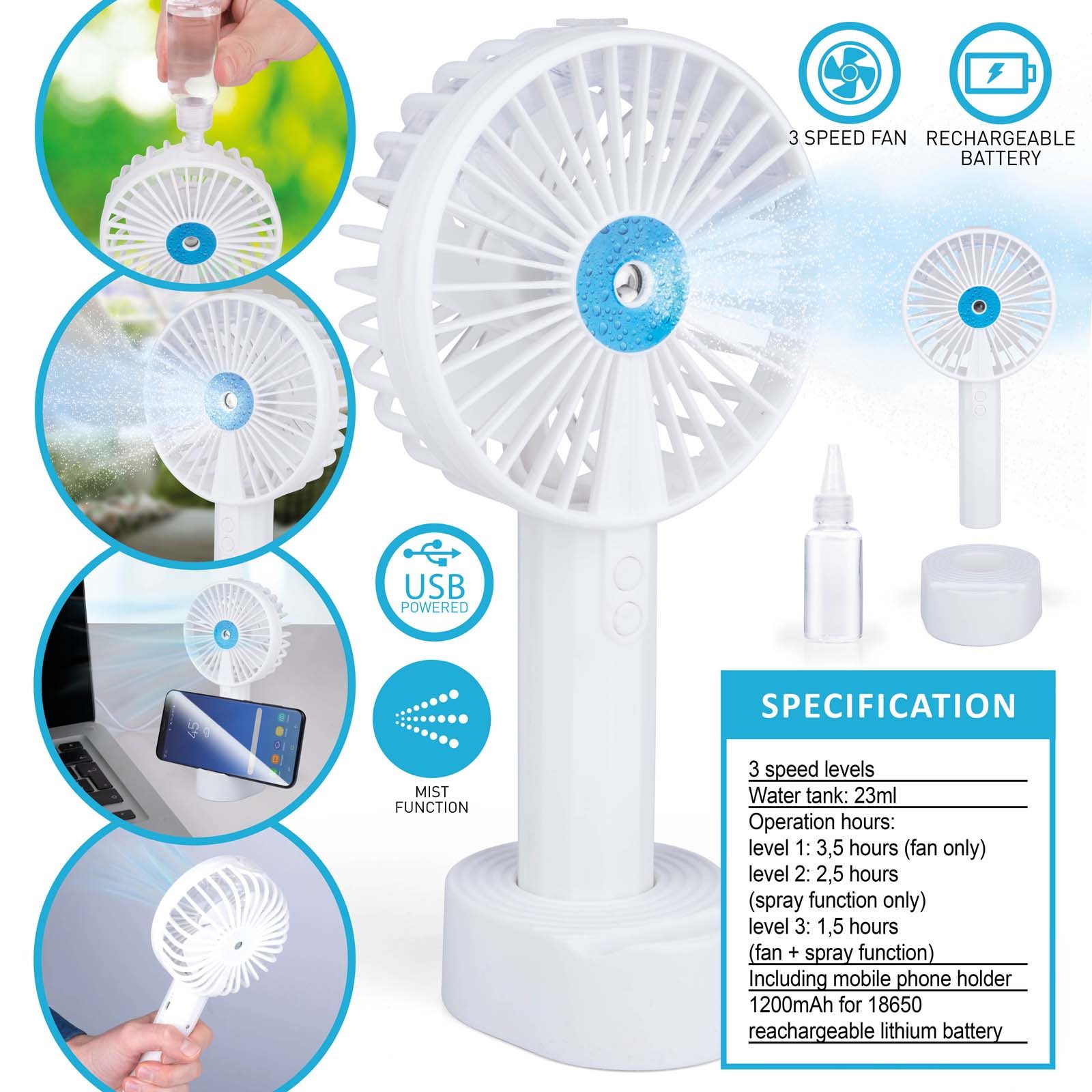 HAC24 Handventilator Tragbarer Sprühventilator Sprühnebel Hand günstig online kaufen