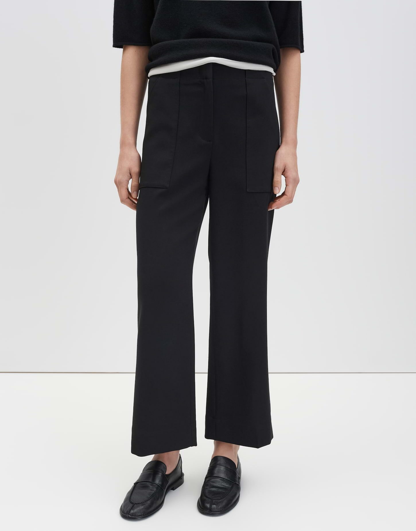 someday Stoffhose CISILIA UTILITY Relaxed mit Komfortbund Relaxed, dezente Struktur, knitterarm