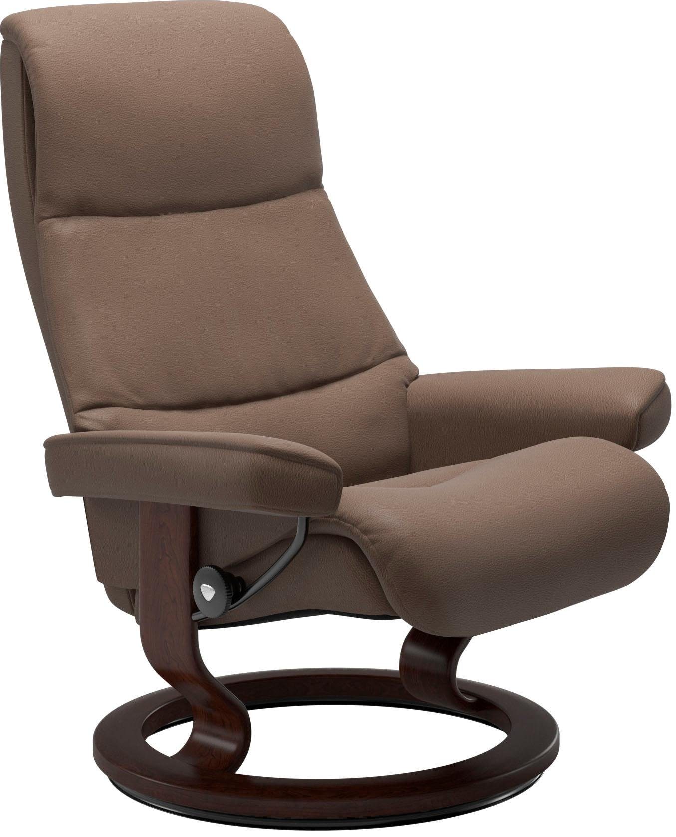 Größe Braun Classic View, mit M,Gestell Relaxsessel Base, Stressless®