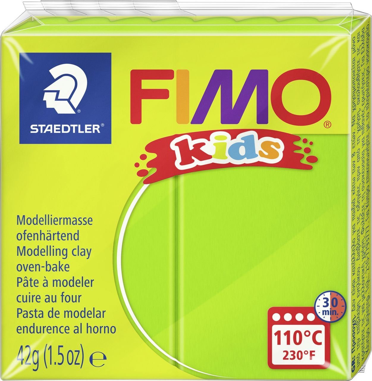 STAEDTLER Bastelfilz Fimo Kids hellgrün 42 g