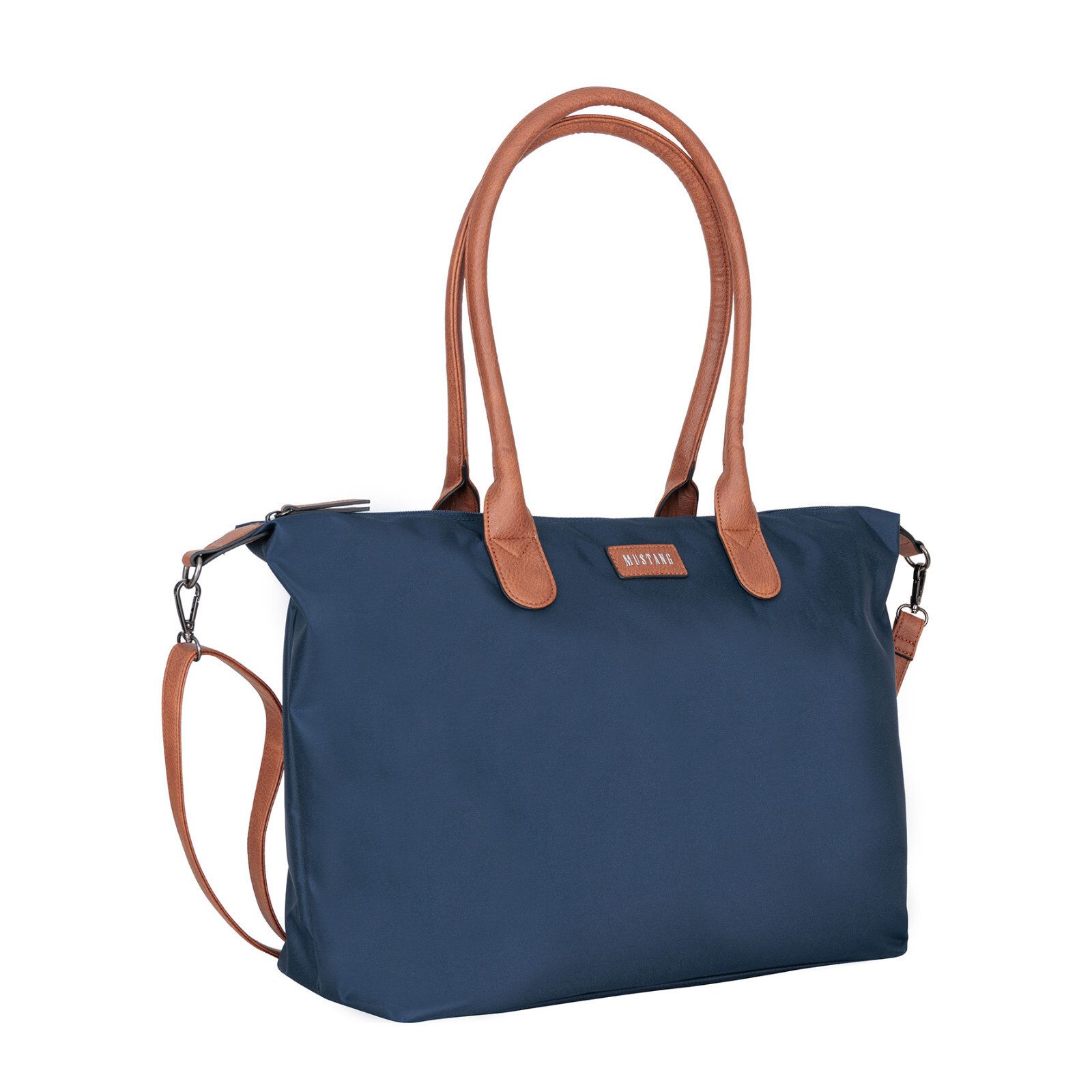 MUSTANG Shopper großer Damen Shopper Handtasche Umhängetasche "Limnos" navy günstig online kaufen
