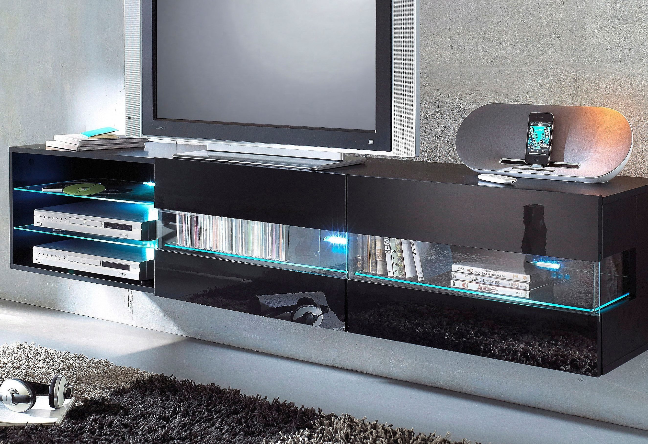 Home affaire LED Glaskantenbeleuchtung, LED fest integriert, Farbwechsler