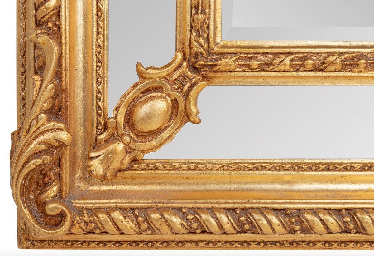 Stil Prunkvoller Padrino - 190 Schwere Spiegel - Antik Ausführung Gold Casa x Barockspiegel cm 125 Barock