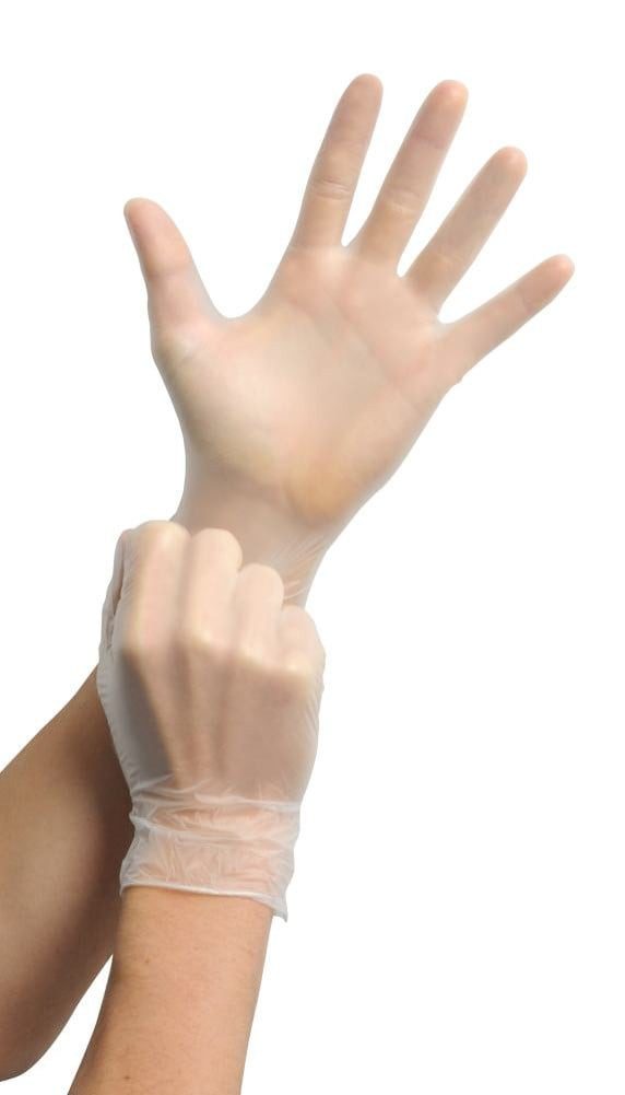 MaiMed Einweghandschuhe MaiMed Einmalhandschuhe Vinyl Größe L
