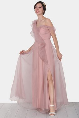Modabout Abendkleid Langes Maxikleid Sommerkleid mit Schulterfrei für DamenELB0588D5143PD (1-tlg)