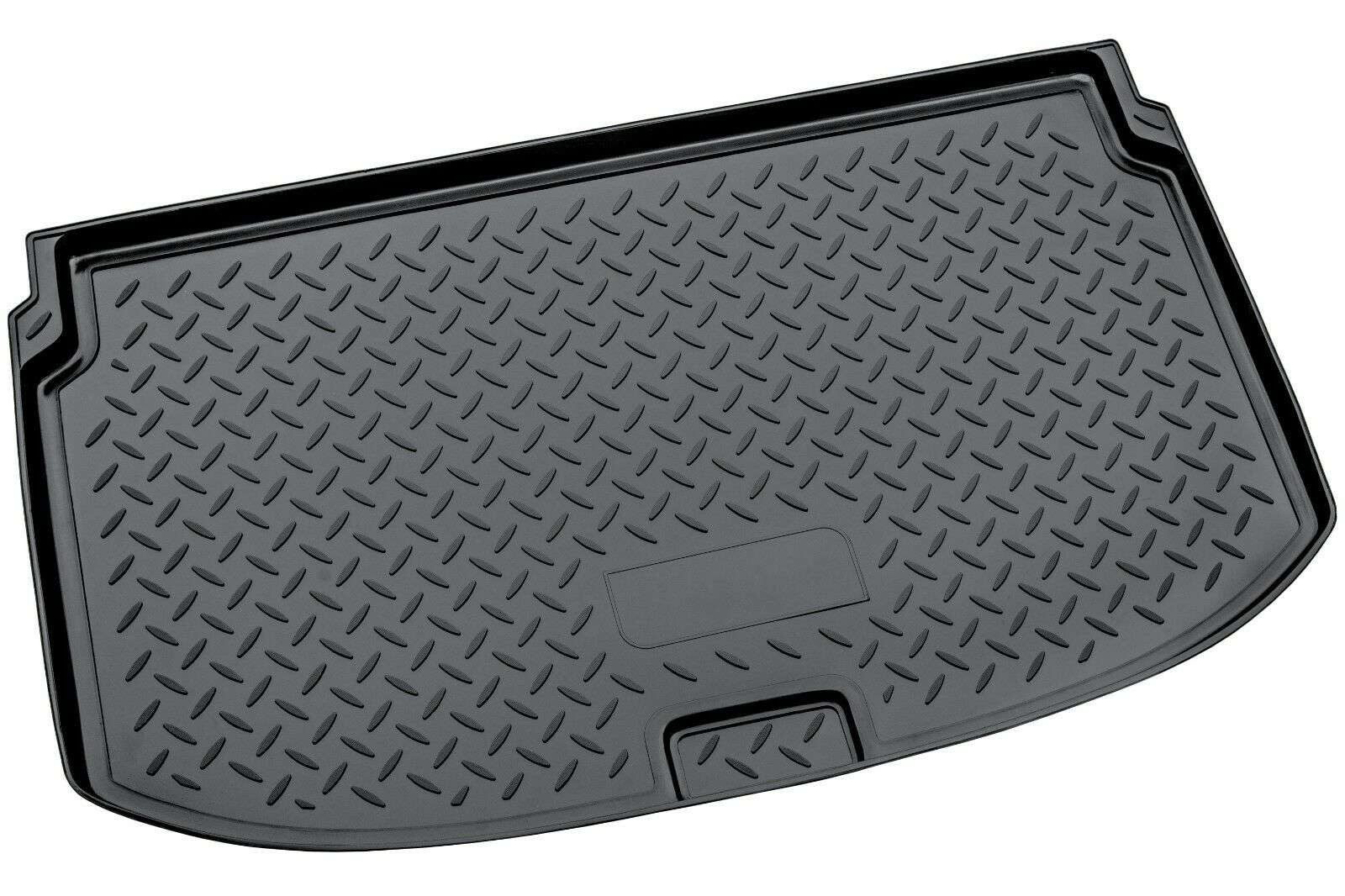 RECAMBO Kofferraumwanne für Chevrolet Aveo T300 Schrägheck, ab 2011-, für Chevrolet AVEO T300, 100% passgenaue Antirutschmatte, Kofferraum Schutzmatte, Gummimatte