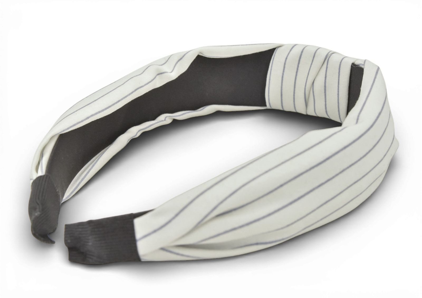 styleBREAKER Haarband, 1-tlg., Haarreif Gestreift mit Twist Knoten